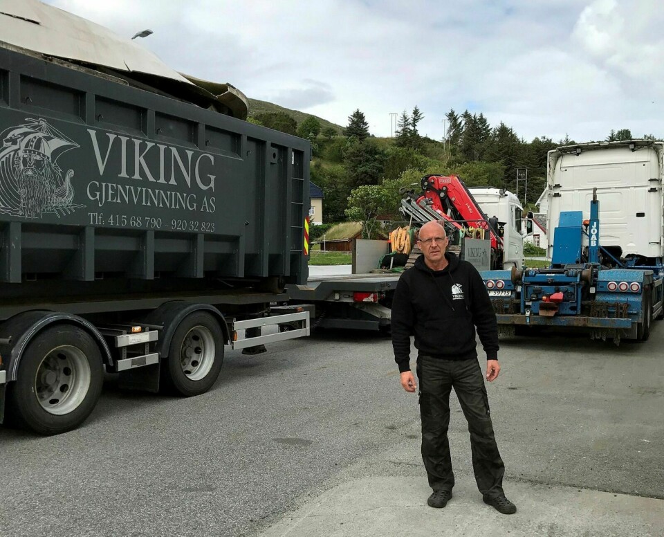 NYTT SELSKAP: Geir Istad er daglig leder i Viking Gjenvinning. Nå etablerer de seg på Brennmoen i Balsfjord. Foto: Privat