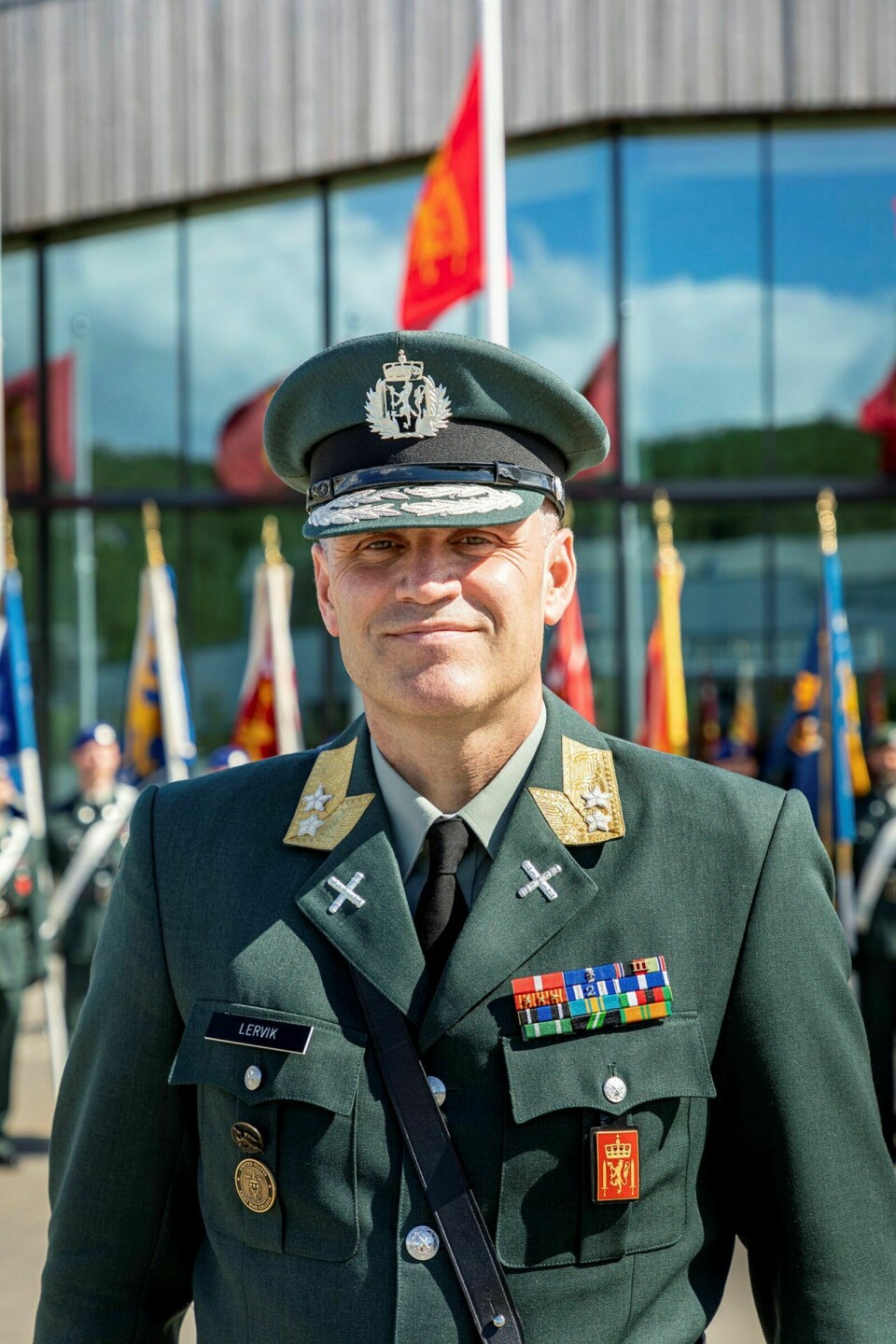 NY SJEF HÆREN: Generalmajor Lars Lervik har tatt over som sjef Hæren. Han går fra stillingen som sjef Brigade Nord. FOTO: Ole-Sverre Haugli/Forsvaret