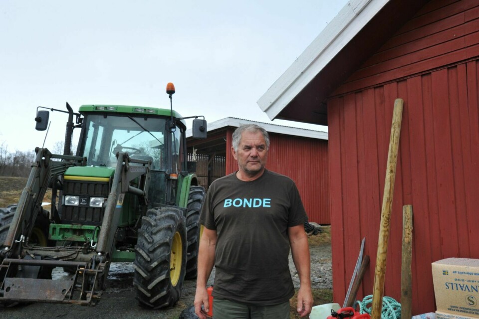 BONDE: Leder i Balsfjord bondelag, Arild Heim, er fornøyd med resultatet av forhandlingene. Foto: Sol Gabrielle Larsen (arkiv)