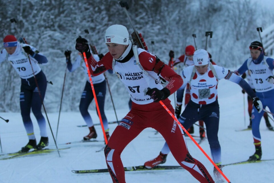 TREDJE: Marius Eriksen Lund gikk inn til en 3. plass i 17-årsklassen i norgescupen lørdag. Foto: Ivar Løvland
