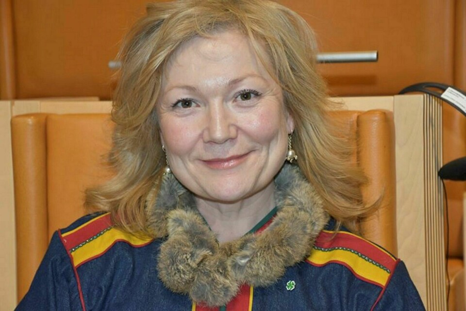 Gruppeleder Cecilie Hansen i Senterpartiets Sametingsgruppe. FOTO: PRIVAT