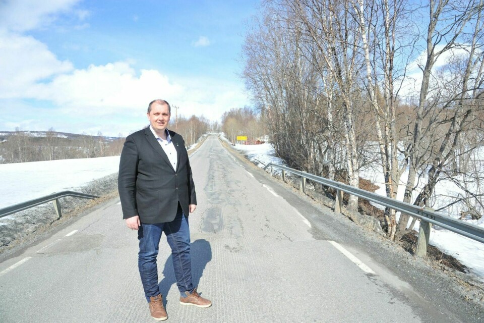 ØNSKER FORTGANG: Målselvordfører Bengt-Magne Luneng mener ny innfartsvei til Tromsø bør realiseres som et koronatiltak. Foto: Kari Anne Skoglund