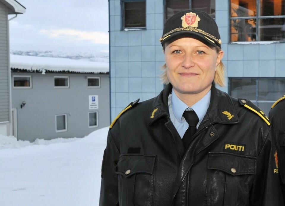 ETTERFORSKNING FORTSETTER: Politioverbetjent Katrine Grimnes ved Målselv lensmannskontor sier flere personer er siktet i underslagsaken i Nordkjosbotn.