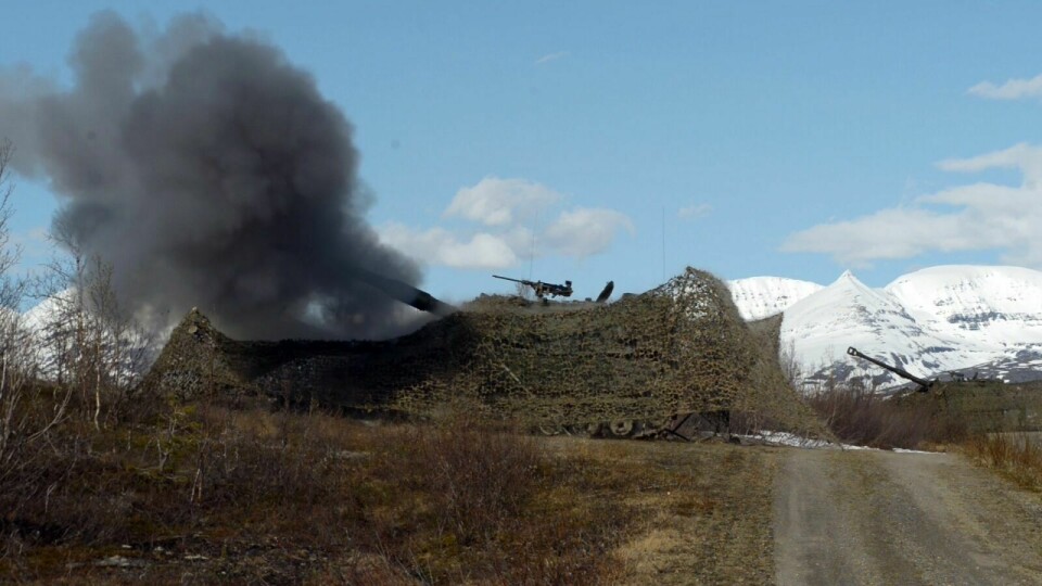 VARSLER OM SKAPT: Brigade Nord skal gjennomføre øvelsen Torden Rein med skarpskyting i Troms fram til 5. juni. ILLUSTRASJONSFOTO: ØIVIND BAARDSEN, HÆREN