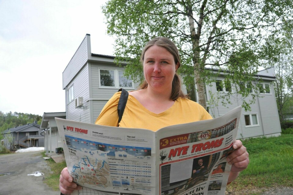TIL NRK: Malin Cerense Straumsnes har vært Nye Troms-journalist sia 2013. 31. august venter nye oppgaver i NRK. Foto: Kari Anne Skoglund