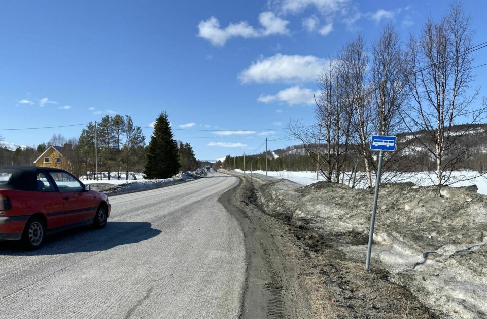 NY ASFALT: Området ved Teigen i Takelvdalen er ei av flere E6-strekninger som får ny asfalt i vår/sommer. Foto: Kari Anne Skoglund