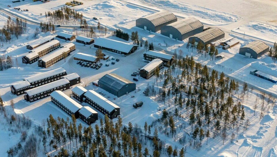 250 SENGEPLASSER: Storbritannia har investert flere titalls millioner kroner i sin nye treningsleir på Bardufoss flystasjon. Foto: Forsvaret