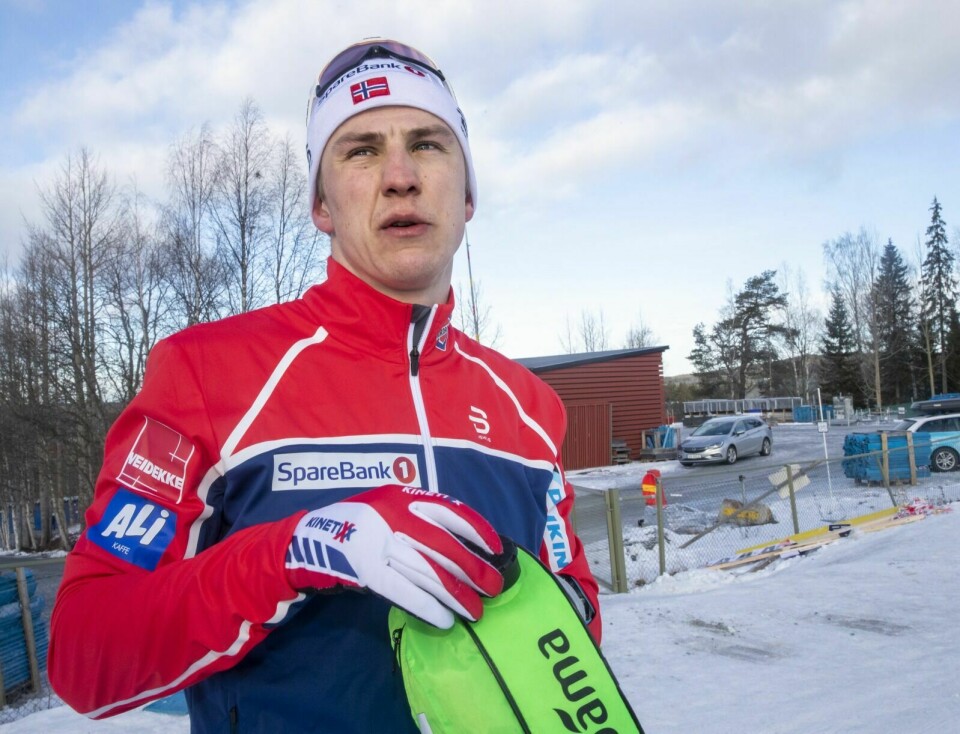 NUMMER 3: Kun to nordmenn hadde bedre prologtid enn Erik Valnes. Foto: Terje Pedersen / NTB scanpix