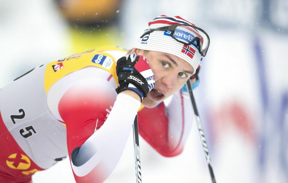 OBERSTDORF NESTE: Erik Valnes måtte stå over sist helgs norgescup. Nå er han klar for prøve-VM i Tyskland. Foto: Terje Pedersen NTB Scanpix