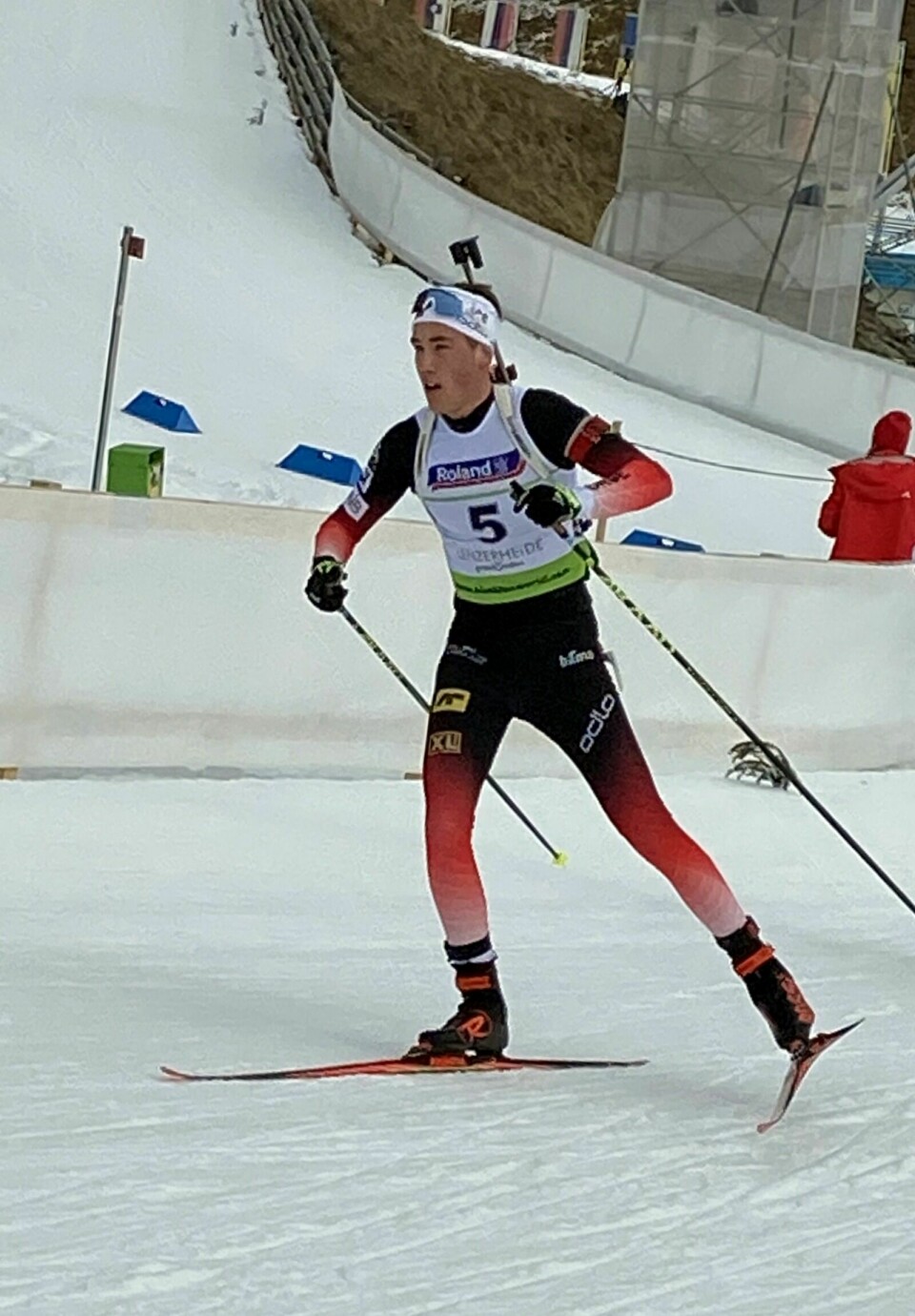 STERK INNSATS: Morten Hol leverte to meget sterke løp under junior-VM i Sveits. Foto: Privat