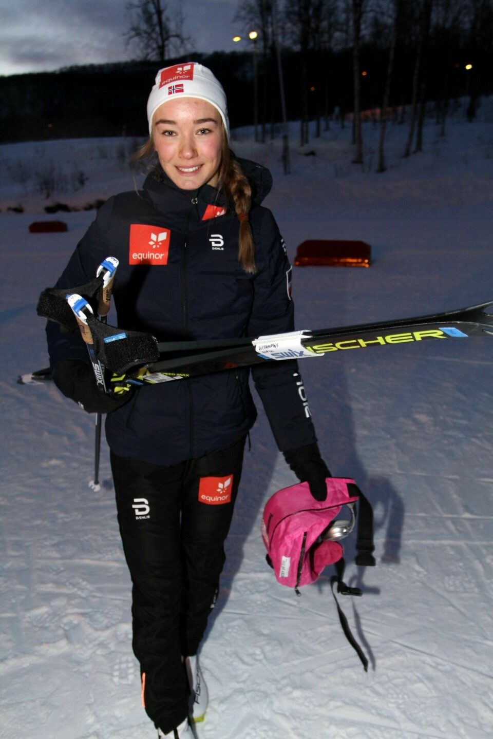 FØRSTE DYST: Ingrid Andrea Gulbrandsen står i spissen for nesten 40 Troms-løpere når norgescupen innledes på Lygna. Foto: Ivar Løvland (arkiv)