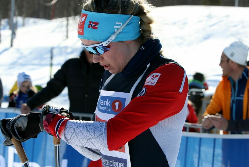 KLART BEST: Ingrid Andrea Gulbrandsen fra BOIF var en av dem som gjorde det sterkt. Her fra et tidligere løp. Foto: Ivar Løvland (arkiv)