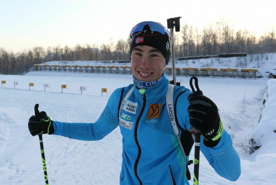ALLER BEST: Morten Hol fra Målselvs skiskyttere imponerte med seier i VM-mønstringa søndag. Foto: Ivar Løvland