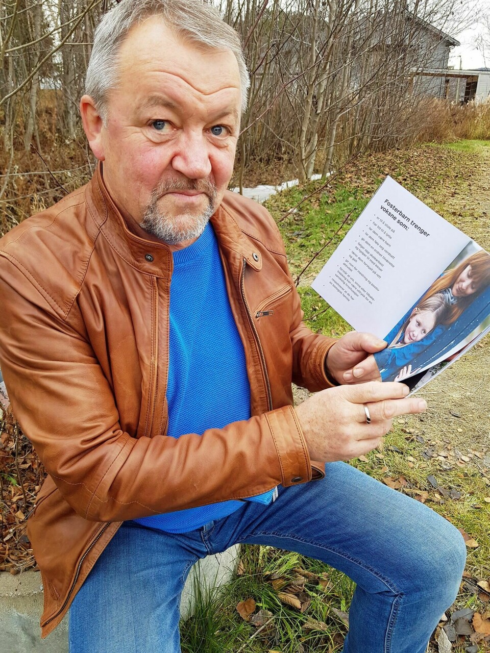 TID TIL NOEN: Svein Bergstad i Bufetat ønsker flere fosterhjem i Indre Troms. Foto: Ivar Løvland