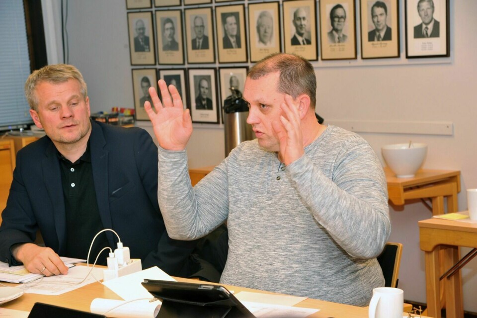 SKAL STYRE SAMMEN: Fra og med neste onsdag blir Bengt-Magne Luneng (t.h.) ordfører, og Martin Nymo (t.v.) forblir varaordfører. Foto: Kari Anne Skoglund (Arkiv)