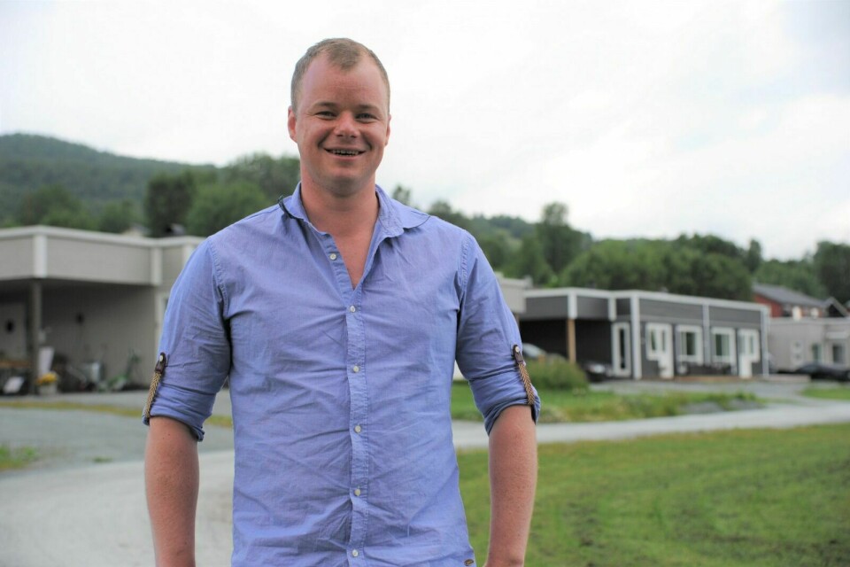 BLÅBLÅ: Fridtjof Winther har støtte fra Fremskrittspartiet, og ønsker å bli ordfører i Balsfjord. Foto: Maiken Kiil Kristiansen