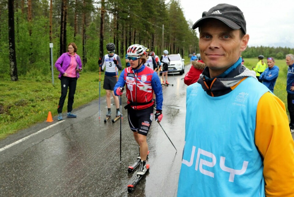 FORNØYD: Langrennskomiteens leder Toralf Heimdal er bra fornøyd med første del av rulleskicupen. Foto: Ivar Løvland