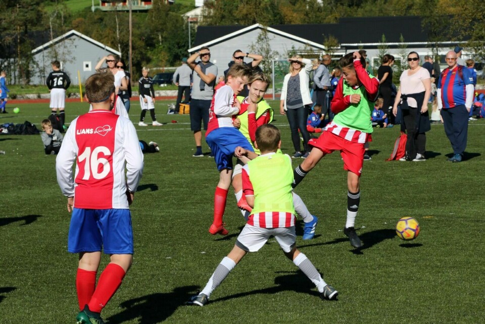 TURNERING: Fotballbarn i aksjon under Biltrend Cup i fjor. Foto: Ivar Løvland (arkiv)