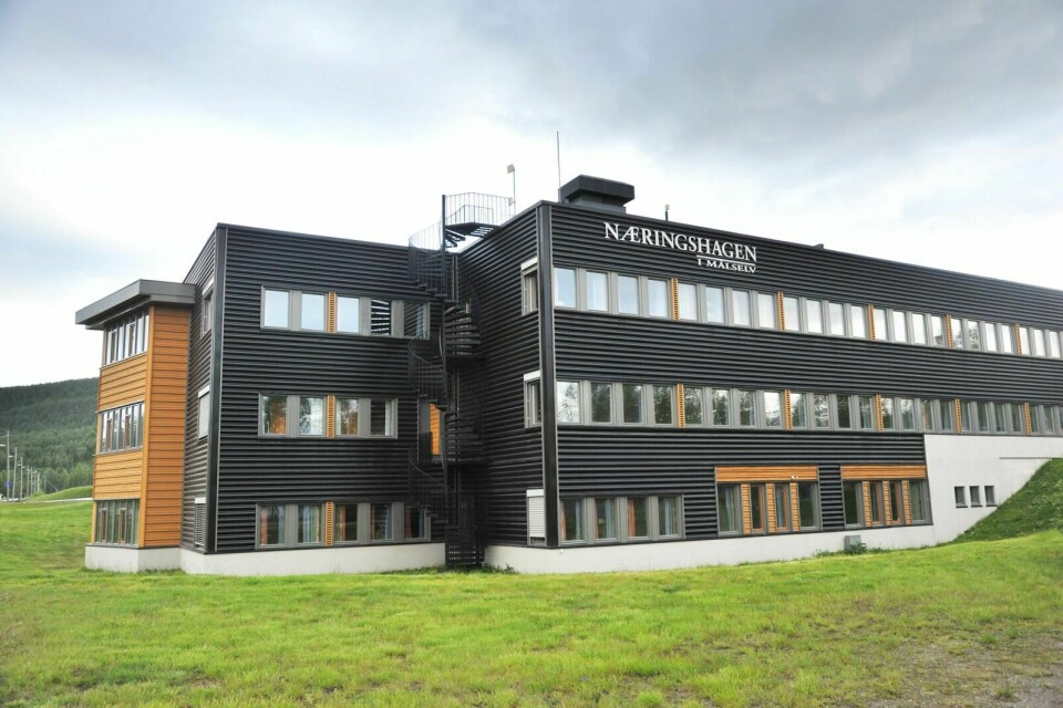 TRENGER MIDLER: Midt-Troms karrieresenter skal ha tilhold i Næringshage-bygget på Rustahøgda. Hvis finansieringa kommer på plass i løpet av høsten vil senteret være operativt på nyåret. Foto: Morten Kasbergsen (arkiv)