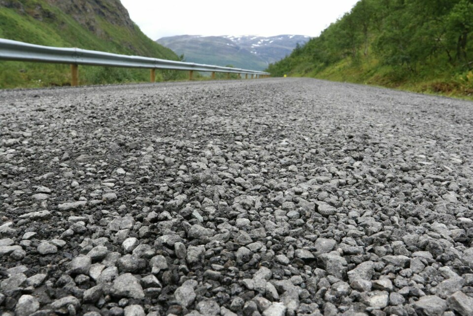 BLIR BEDRE: Tamokveien får i neste uke ny asfalt. Foto: Ivar Løvland