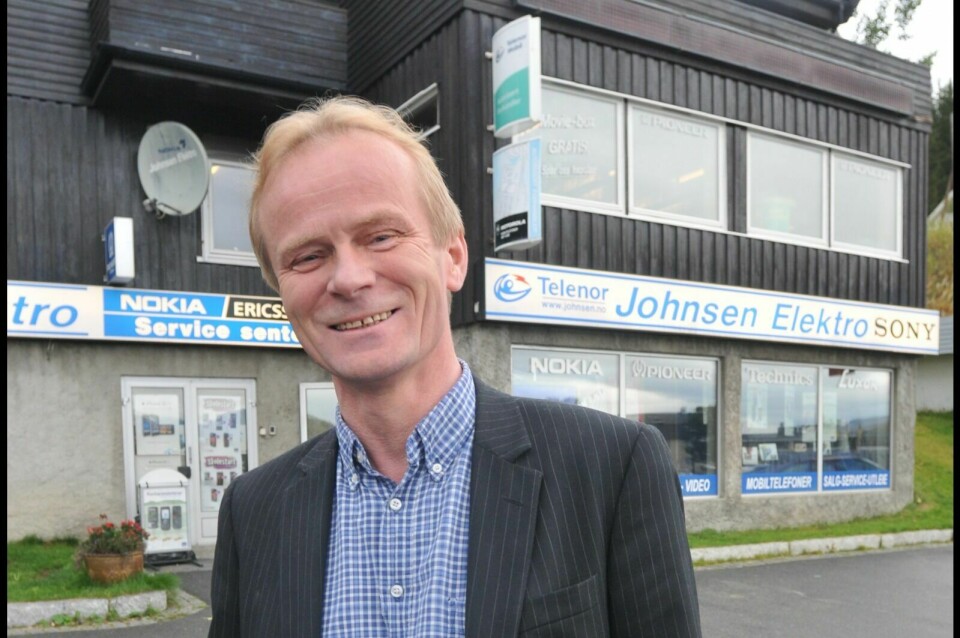 FORNØYD: Jan Johnsen er tilfreds med fjorårets regnskap for både Radio Bardufoss, Johnsen Elektro og Bardufoss Kabel TV. Arkivfoto: Terje Tverås