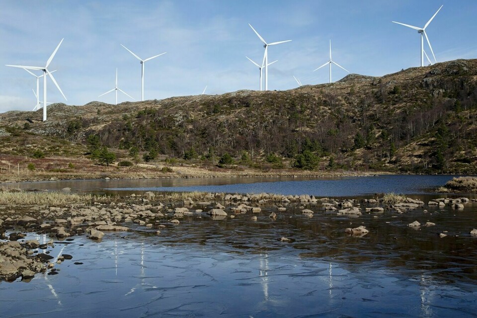 Statkraft mener Norge vil ha mer enn nok strøm til å møte elektrifiseringsbølgen fremover med de vindkraftverkene som har fått konsesjon. Foto: Jan Kåre Ness / NTB scanpix