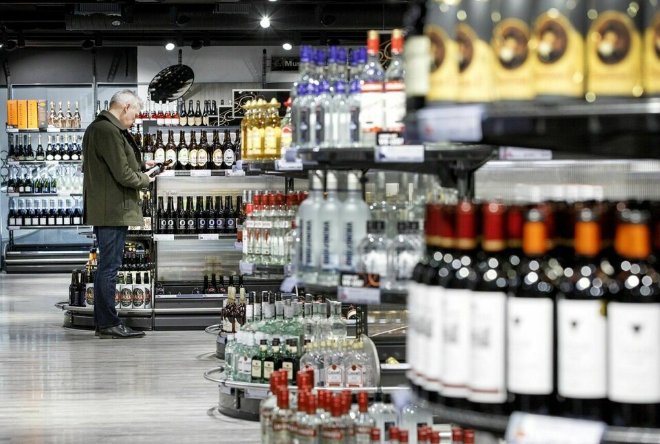 I snitt har hver nordmann handlet 7,2 liter alkohol på Vinmonopolet hittil i år. (Illustrasjonsfoto) Foto: Gorm Kallestad / NTB scanpix