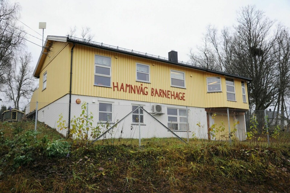 KAN BLI DYRT: Onsdag skal politikerne ta stilling til om familiebarnehagen i Hamnvåg skal måtte betale kommunen 72.000 kroner i husleie i året. Foto: Maiken Kiil Kristiansen