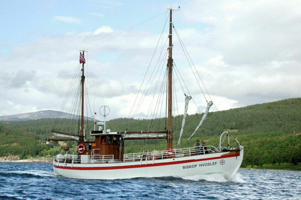 SELGES: Årsmøtet i Biskop Hvoslef-stiftelsen skal ta stilling til om båten skal selges. ARKIVFOTO