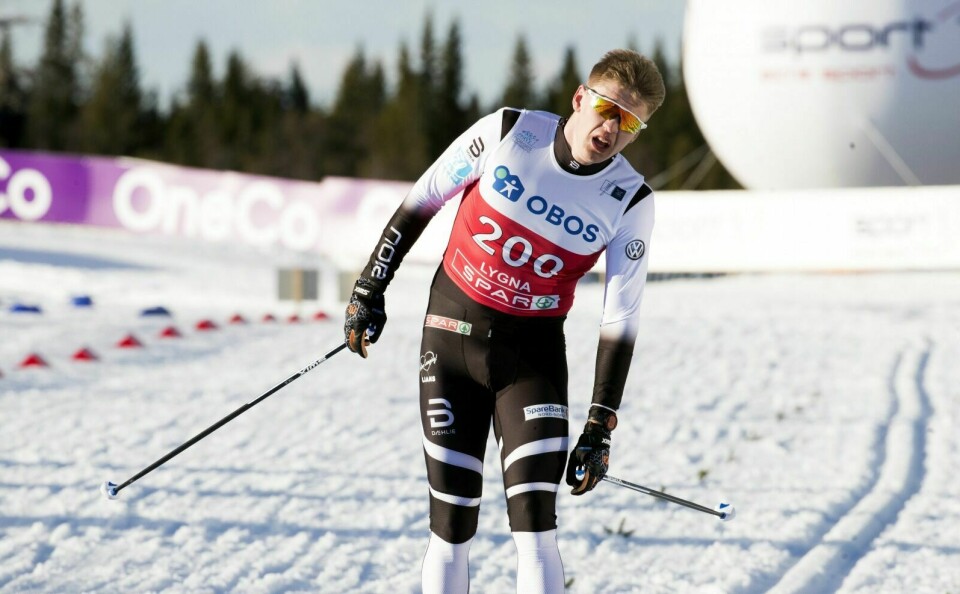 SOLIDE SAKER: Erik Valnes imponerte stort under 5-mila i NM lørdag. Foto: Terje Pedersen / NTB scanpix