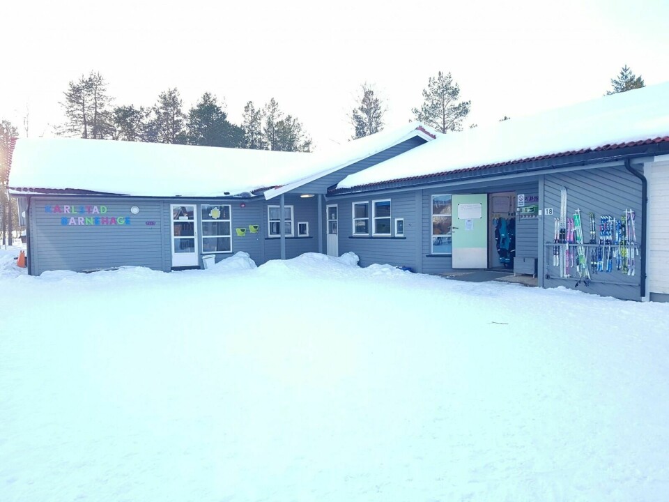 INNEKLIMAPROBLEMATIKK: Barnehagen ved Karlstad oppvekstsenter var en av barnehagene hvor det ble avdekka at inneklimaet ikke var tilfredsstillende. Foto: Malin Cerense Straumsnes