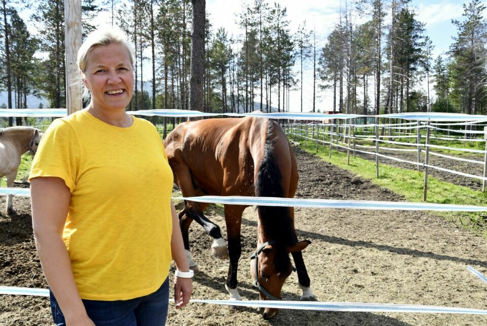 SKIFTER BEITE: Linda Nordgård Holmebukt skifter jobb-beite. Fra høsten av bytter hun bort Nordnorsk hestesenter med Bardufosstun AS. Foto: Torbjørn Kosmo