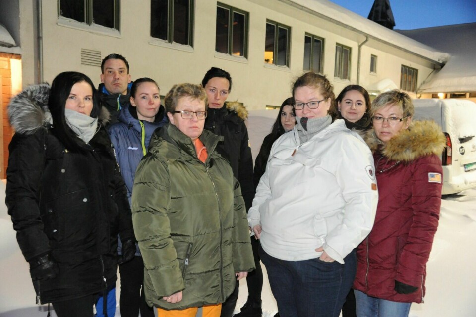OPPGITTE: De ansatte i ISS på Skjold er oppgitte over at ledelsen i bedriften ikke har tatt bedre tak i de forholdene de har vist misnøye over. Foto: Maiken Kiil Kristiansen