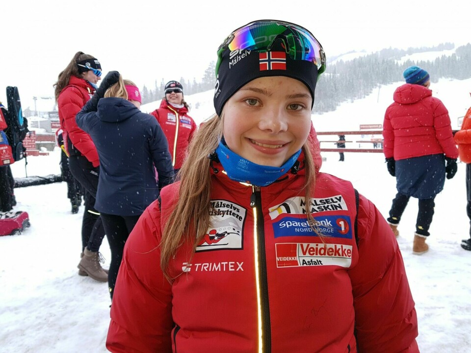GULLVINNER: Borghild Skjellberg fra Målselvs skiskyttere vant gull på første dag av NNM. Foto: Ivar Løvland