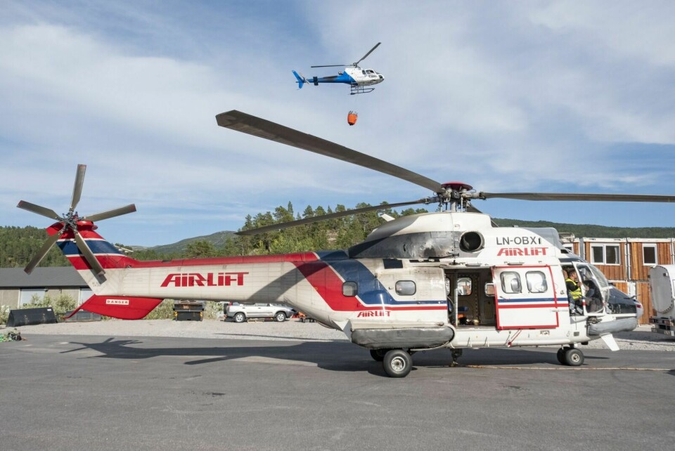 SKAL BRUKES I NORD: Airlift AS skal støtte Hæren i Nord-Norge med helikoptre ved behov. Foto: TOR ERIK SCHRØDER/NTB SCANPIX