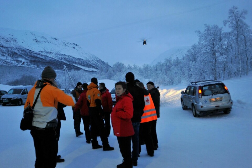 RASTRAGEDIE: Det var 2. januar at de fire skiløperne ble tatt av skredet. Mikael Sten (29), Niklas Nyman (36), André Stenfors (32) og Disa Bäckström (29) var på topptur til Blåbærfjellet da ulykken skjedde. Foto: Sol Gabrielle Larsen