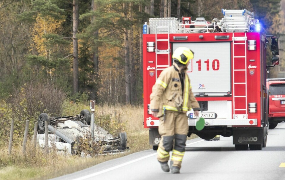 ULYKKE: Det var 108 mennesker som mistet livet på norske veier i fjor. ILLUSTRASJONSFOTO Foto: Torstein Bøe / NTB scanpix