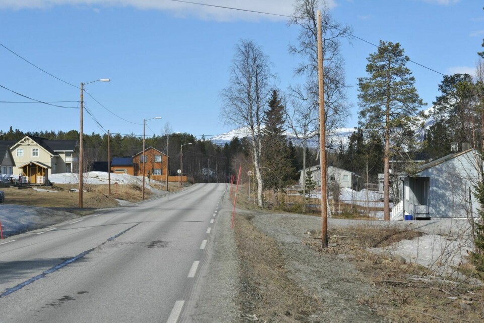 Veien forbi Hundtorp Foto: Terje Tverås
