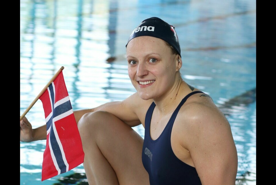 GULLOPPLADNING: Setermoen-svømmeren ladet opp til EM om to uker med tre NM-gull, ett sølv og en fjerdeplass. Foto: Ivar Løvland