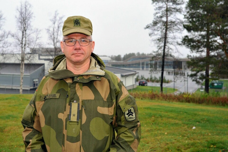 Pål B. Nygaard, Hovedtillitsvalgt NOF, Hæren. Arkivfoto: Toril F. Ingvaldsen