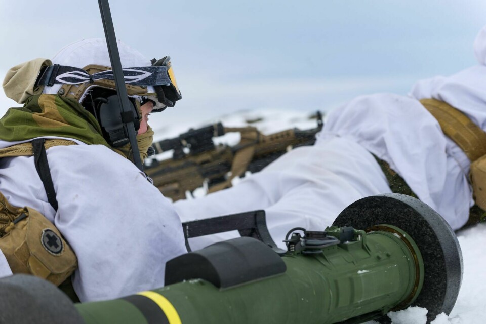 Soldater fra 2. bataljon fotografert under øvelse i Finnmark i 2015. Regjeringen vil gjøre dette om fra en stående styrke til en mobiliseringsstyrke. Foto: Ole Sverre Haugli / Hæren / NTB Scanpix