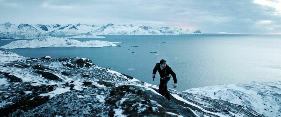 MYE NATUR: 'Den 12. mann' inneholder mange scener med nordnorsk natur i fri dressur. Nå er filmen nominert til flere Amandapriser. Foto: Nordisk Film/Zwart Arbeids