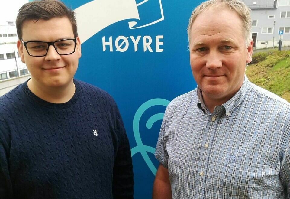TOK OPP SAKA: Bardu Høyre har tatt opp saka med fylkeskommunen. På bildet Benjamin Furuly og Lars Fossberg. Foto: Privat foto