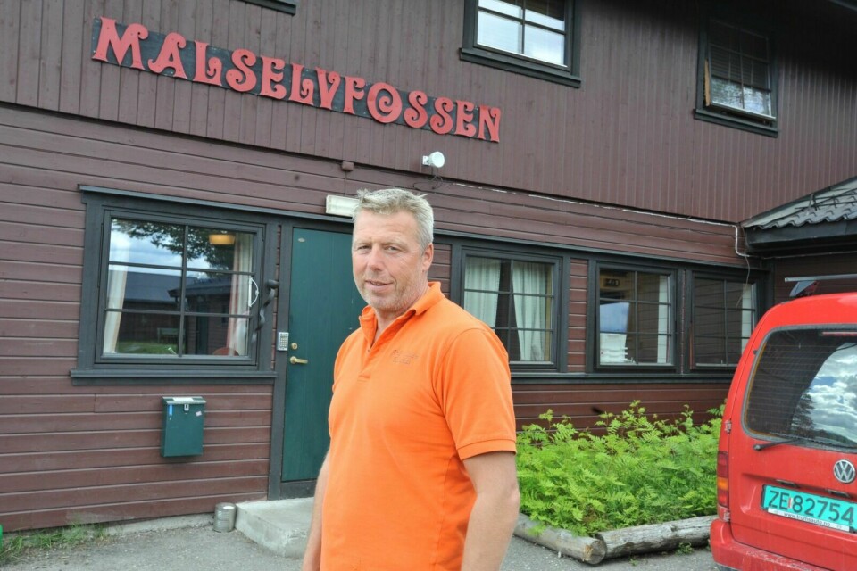 VIL LEIE UT: Bjørn Harald Arntzen vurderer å leie ut Målselvfossen feriesenter. Foto: Toril F. Ingvaldsen