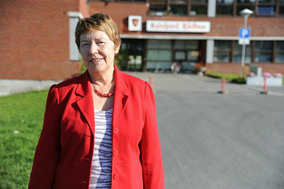 FORNØYD: Gunda Johansen er fornøyd med søkergrunnlaget som kommunen har å jobbe med når de skal velge sin nye rådmann. Foto: Maiken Kiil Kristiansen