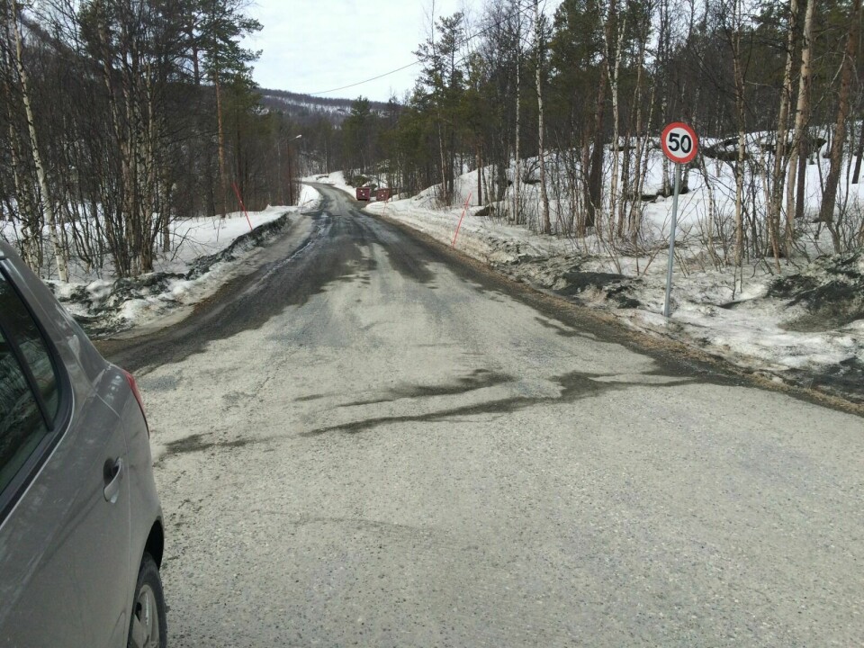 RESTRIKSJONER: Nygårdsveien er en av veiene som er berørt. Foto: Knut Solnes