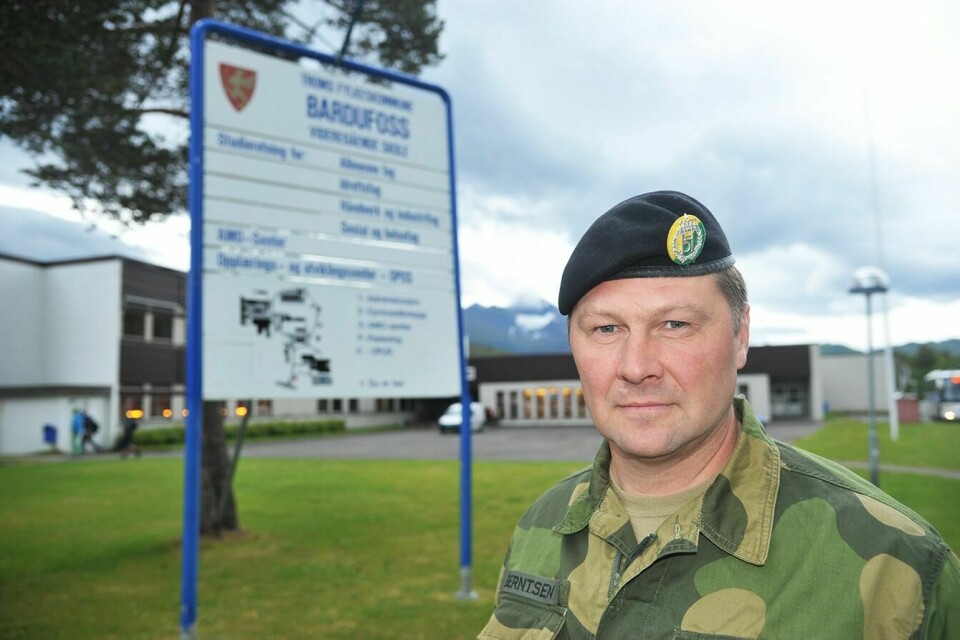 NY JOBB: Oberst Jørn Erik Berntsen fra Bardufoss blir 2. mai sjef for det nyetablerte Finnmark landforsvar i Porsanger. Foto: MORTEN KASBERGSEN