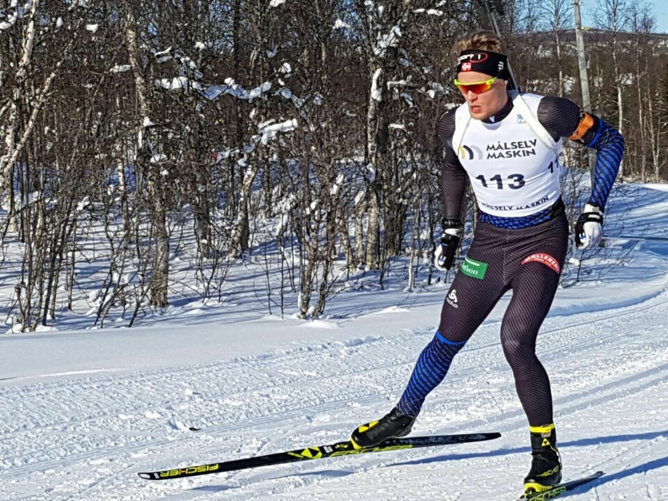 GREI SPRINT: Fredrik Mack Rørvik endte på 17. plass på NM-sprinten på Lillehammer. Foto: Ivar Løvland
