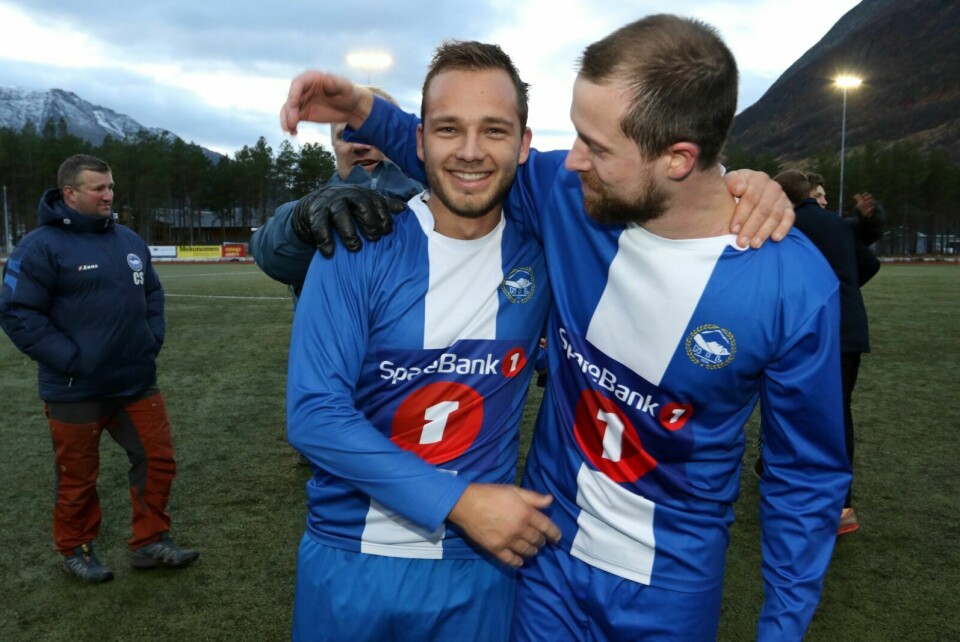 TO BESTE: Fredrik Bye og Frank Einar Solberg skåret henholdsvis 14 og 13 mål i fjor for NIL. I år er Bye borte fra laget. Foto: Ivar Løvland