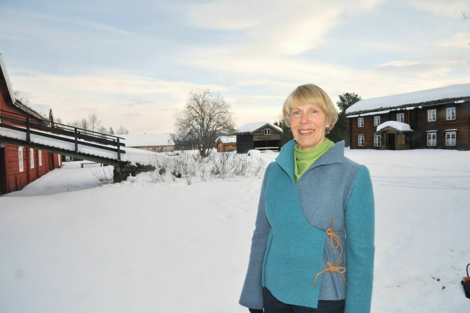 SNART I MÅL: Prosjektleder Elsa Nymo i Målselv historielag. Foto: KARI ANNE SKOGLUND